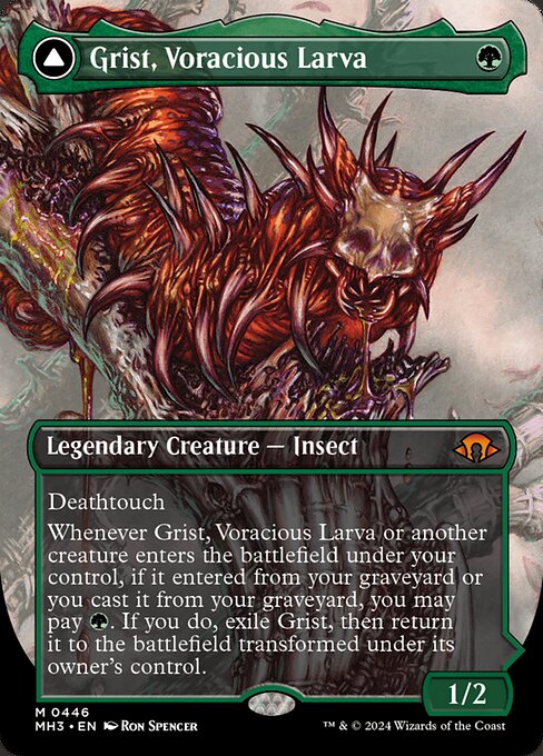 MH3: Grist, Voracious Larva (Borderless) (Foil)