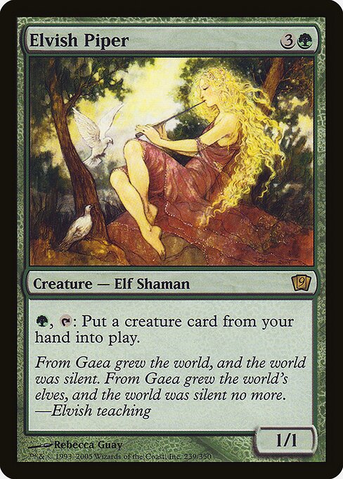 9ED: Elvish Piper (Foil)