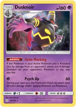 PR: Dusknoir - 85/236 (Prerelease Kit Exclusive)