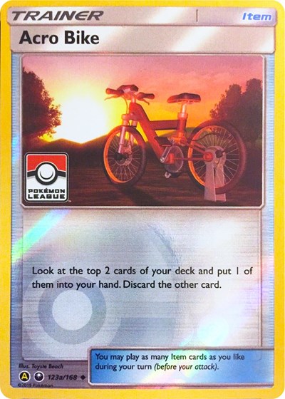 PR: Acro Bike - 123a/168 (Pokemon League) (Reverse Holofoil)
