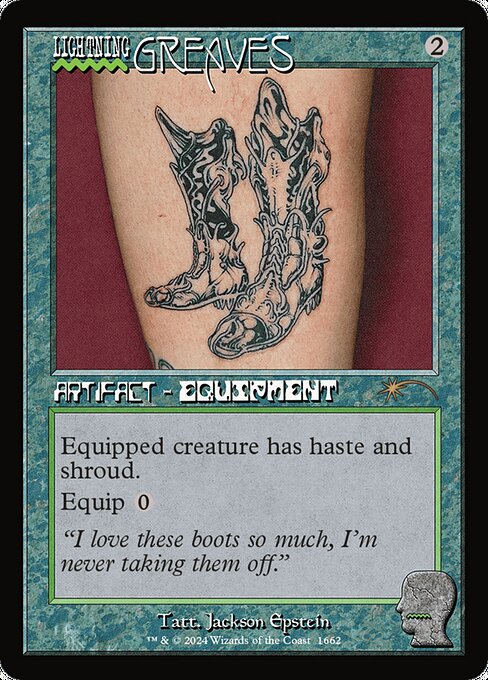 SLD: Lightning Greaves (1662)