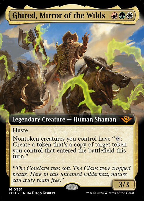 OTJ: Ghired, Mirror of the Wilds (Extended Art)