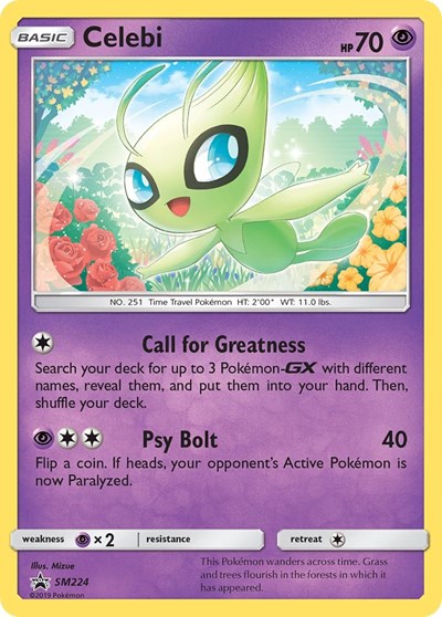 SMP: Celebi - SM224 (Holofoil)