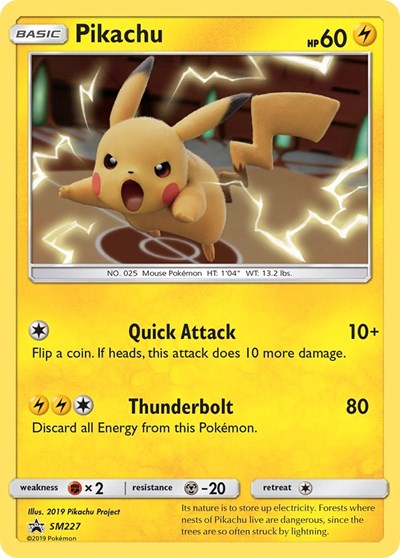 SMP: Pikachu - SM227 (Holofoil)