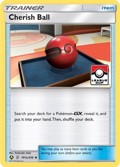 PR: Cherish Ball - 191a/236 (League Cup) (Reverse Holofoil)