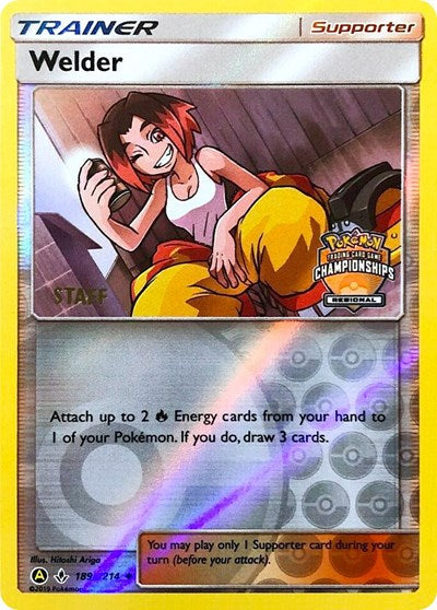 PR: Welder - 189a/214 (Regional Championships) [Staff] (Reverse Holofoil)