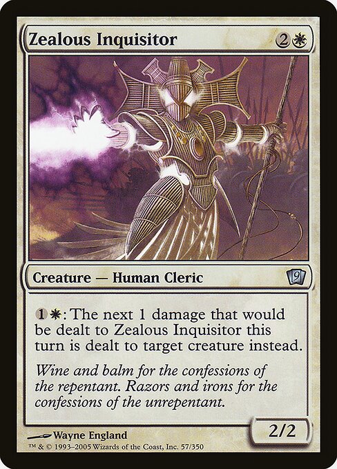 9ED: Zealous Inquisitor (Foil)