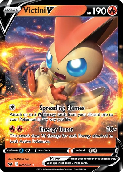 SWSH01: Victini V (Holofoil)