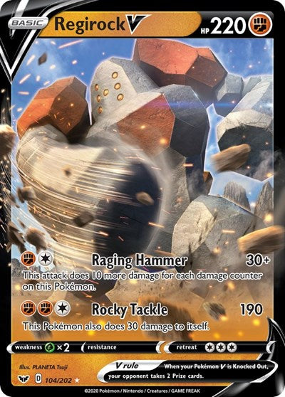 SWSH01: Regirock V (Holofoil)