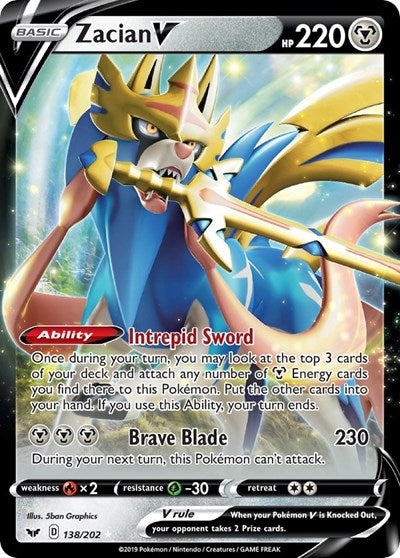 SWSH01: Zacian V (Holofoil)