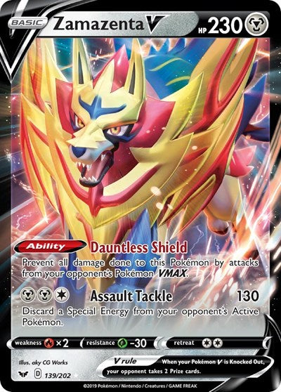 SWSH01: Zamazenta V (Holofoil)
