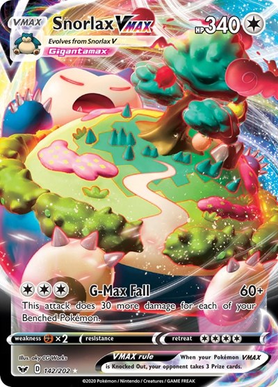 SWSH01: Snorlax VMAX (Holofoil)