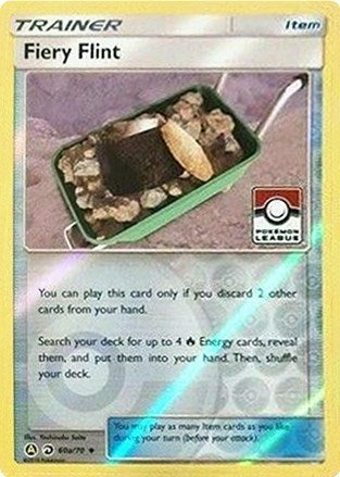 PR: Fiery Flint - 60a/70 (Pokemon League) (Reverse Holofoil)