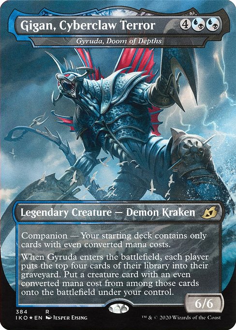 IKO: Gigan, Cyberclaw Terror - Gyruda, Doom of Depths (Foil)