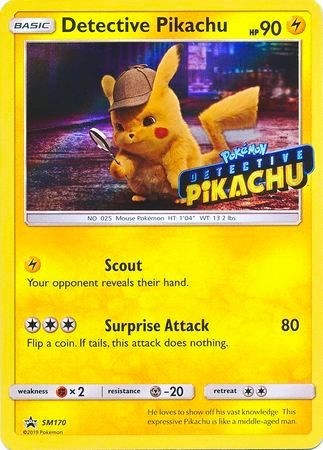 SMP: Detective Pikachu - SM170 (Stamped) (Holofoil)
