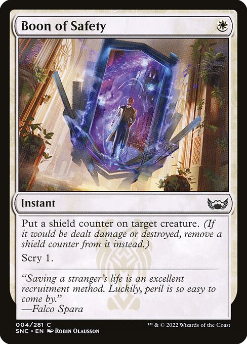 SNC: Boon of Safety (Foil)