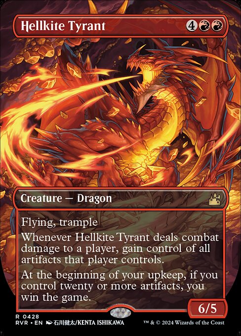 RVR: Hellkite Tyrant (Anime Borderless) (Foil)