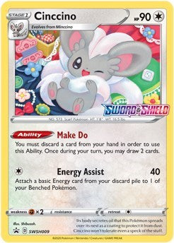 SWSD: Cinccino - SWSH009 (Prerelease) (Holofoil)