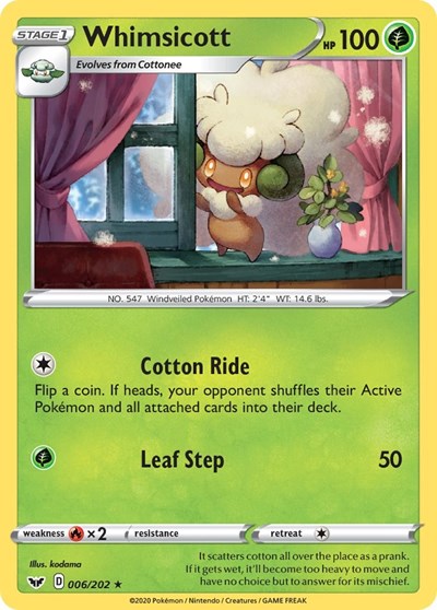 SWSH01: Whimsicott