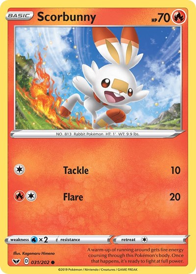 SWSH01: Scorbunny (031)