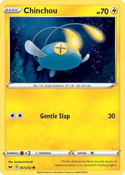 SWSH01: Chinchou (067) (Reverse Holofoil)