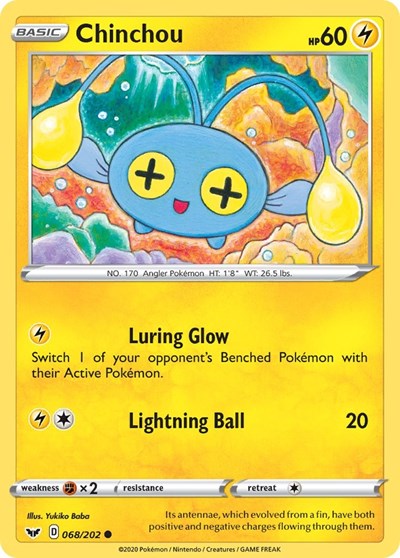 SWSH01: Chinchou (068)