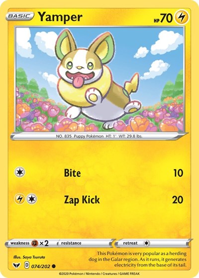 SWSH01: Yamper (074)