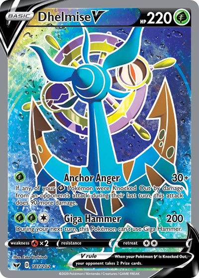 SWSH01: Dhelmise V (Full Art) (Holofoil)