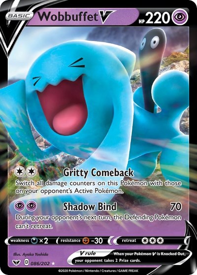 SWSH01: Wobbuffet V (Holofoil)