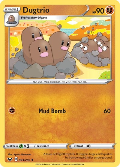 SWSH01: Dugtrio