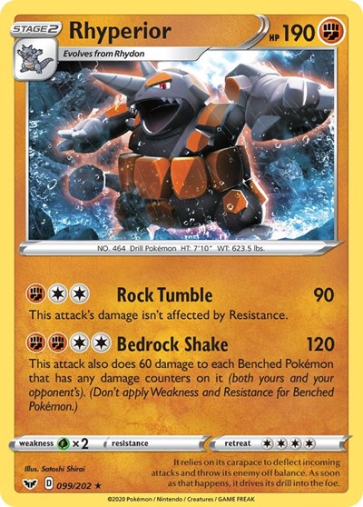 SWSH01: Rhyperior (Holofoil)