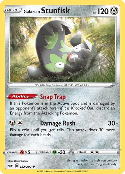 SWSH01: Galarian Stunfisk (Reverse Holofoil)