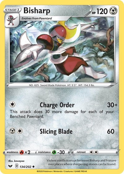 SWSH01: Bisharp (Reverse Holofoil)