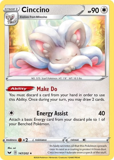 SWSH01: Cinccino (Reverse Holofoil)