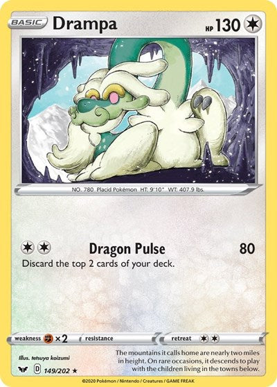 SWSH01: Drampa (Reverse Holofoil)
