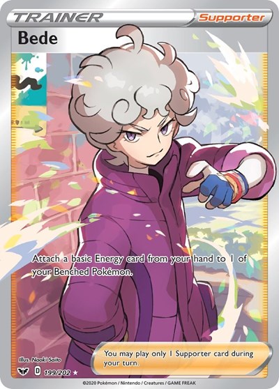 SWSH01: Bede (Full Art) (Holofoil)