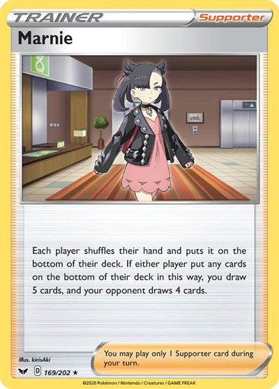 SWSH01: Marnie (Reverse Holofoil)