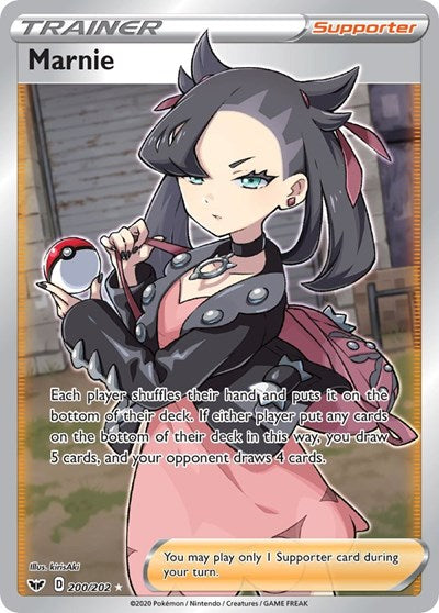 SWSH01: Marnie (Full Art) (Holofoil)