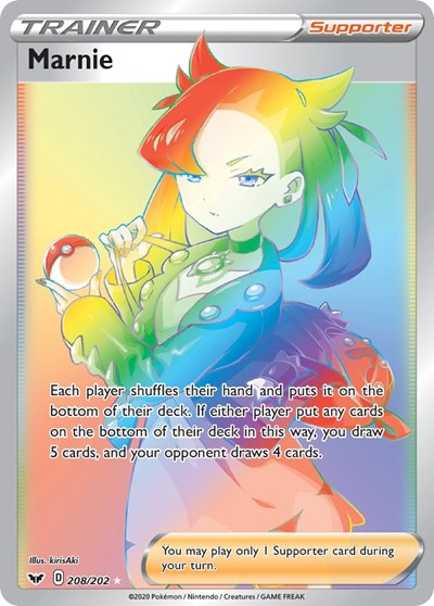 SWSH01: Marnie (Secret) (Holofoil)