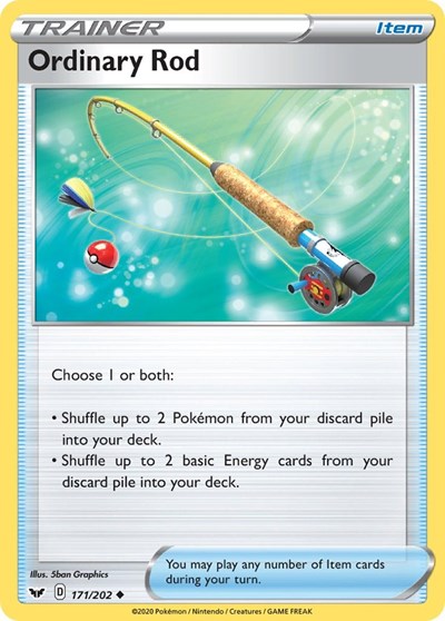 SWSH01: Ordinary Rod (Reverse Holofoil)