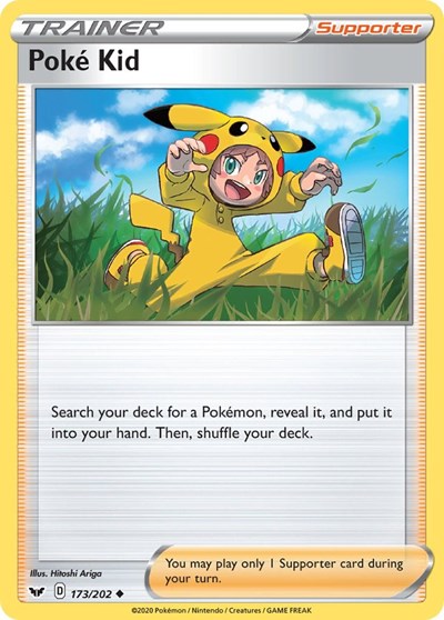 SWSH01: Poke Kid (Reverse Holofoil)