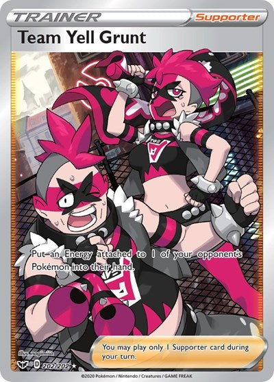 SWSH01: Team Yell Grunt (Full Art) (Holofoil)