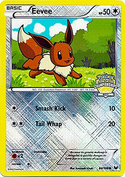 PR: Eevee - 84/108 (City Championships) (Reverse Holofoil)