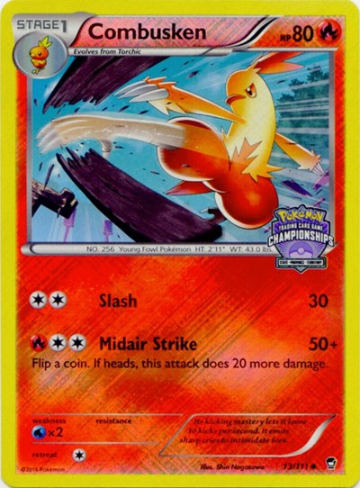 PR: Combusken - 13/111 (State Championships) (Reverse Holofoil)