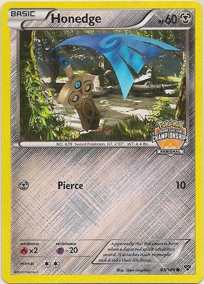 PR: Honedge - 83/146 (Regional Championships) (Reverse Holofoil)