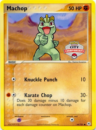 PR: Machop - 64/100 (City Championships)