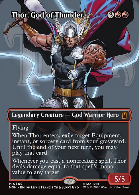 MSH: Thor, God of Thunder (Borderless) (0369)