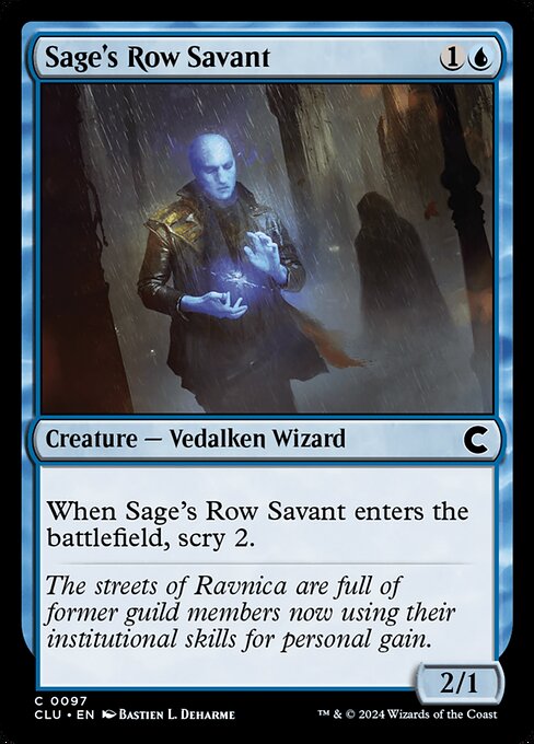 CLU: Sage's Row Savant