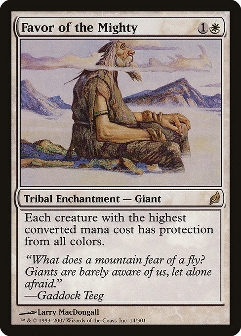 LRW: Favor of the Mighty
