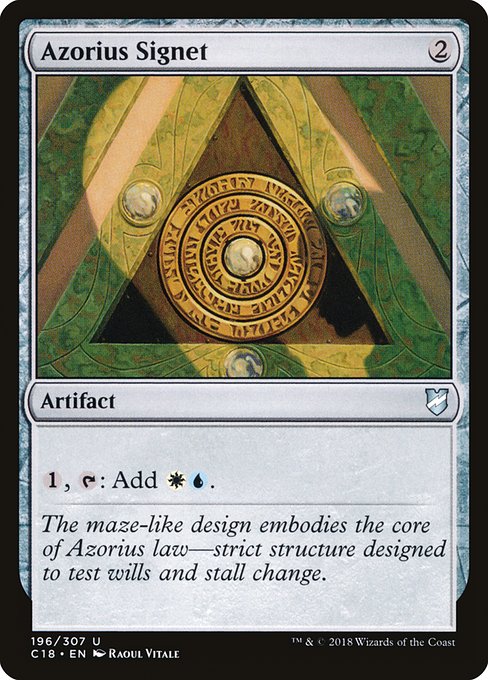 C18: Azorius Signet